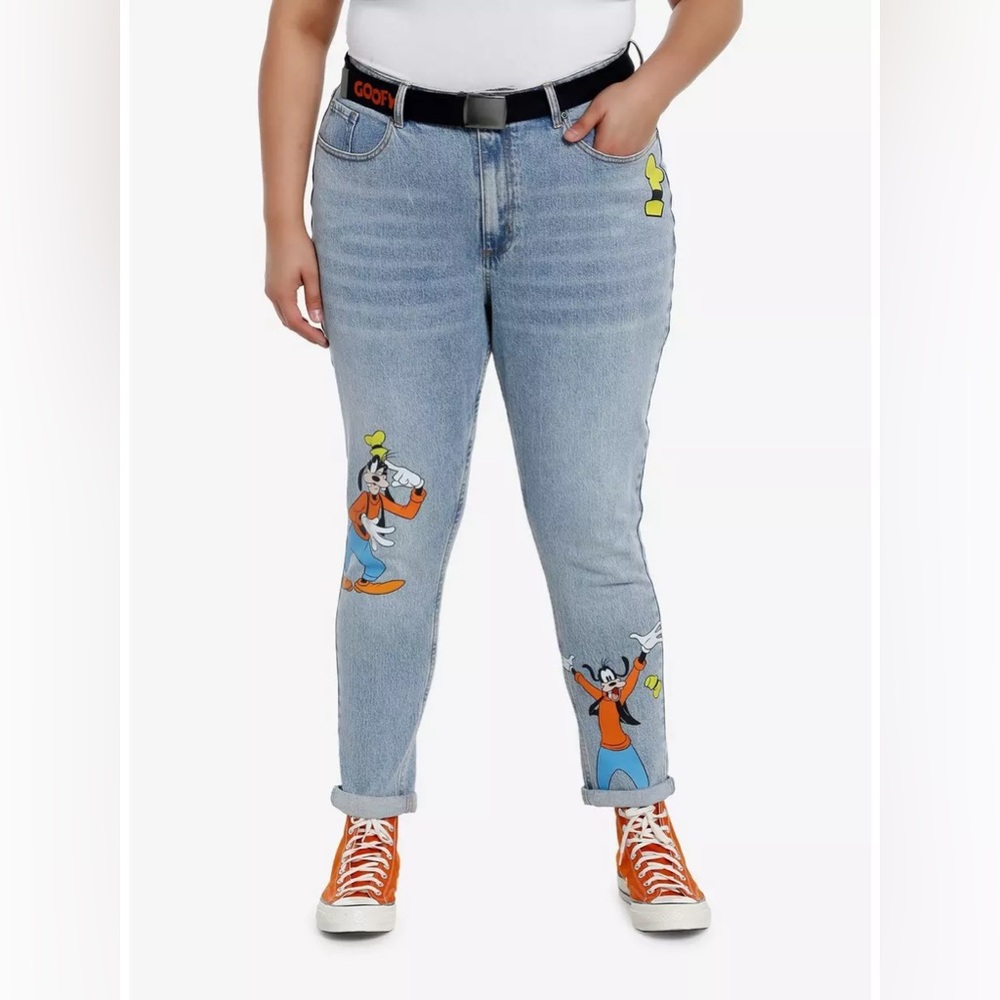 Disney Goofy Mom Jeans with Belt | Sold out online!